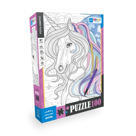 Puzzle za bojenje 100 pcs unicorn bf383 ( 108/23838 )