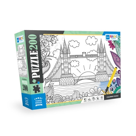 Puzzle za bojenje 200 pcs tower bridge bf388 ( 108/23883 )