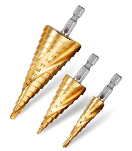 Rovtop set od 3 stepenaste burgije ( 359220 )