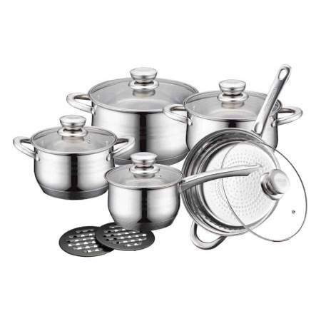 Royalty rl1232-12 šerpe sa poklopcem set 12 delova inox