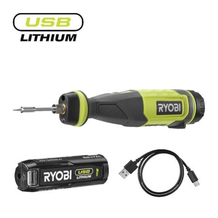 Ryobi Kompaktna bežična lemilica USB Lithium™ 4V (2,0 Ah) ( RSI4-120G )