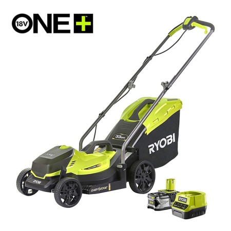 Ryobi rlm18x33b40 Aku. kosačica za travu 18V ONE+™ sa baterijom (4Ah) i punjačem ( RLM18X33B40 )