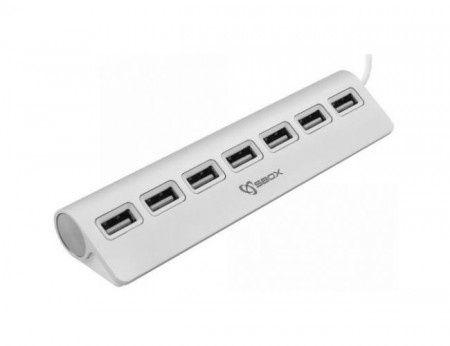 S BOX H 207 USB 7 Portni HUB