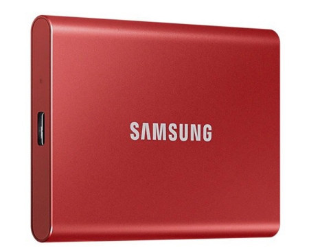 Samsung portable T7 500GB crveni eksterni SSD MU-PC500R - Img 1