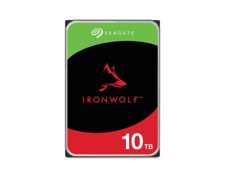 Seagate 10TB 3.5" SATA III 256MB ST10000VN000 Ironwolf Guardian HDD