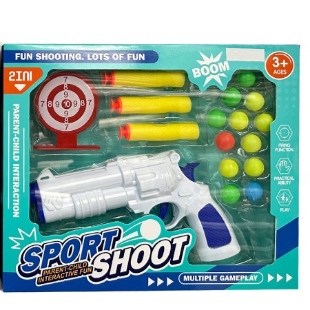 Set blaster plavo-beli sa metom ( 1008736 )