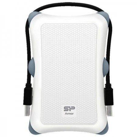Silicon Power Armor A30 2.5&quot; enclosure USB 3.0 white shockproof ( RACKA30W/Z ) - Img 1