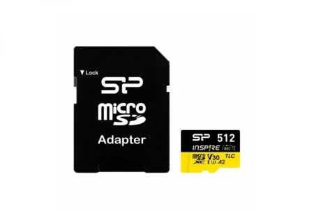 Silicon power microsd 512gb, v30 a2 class 10 ( SP512GBSTXLA2V1NSP )