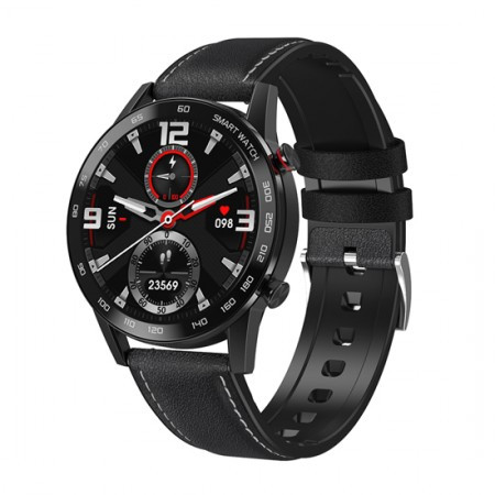 Smart Watch DT95 crni (kožna narukvica) ( 01SW36 ) - Img 1