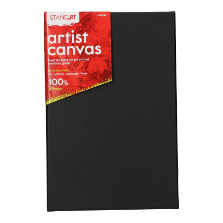 Standart canvas, blind ram, crna, 30 x 40cm ( 602133 )