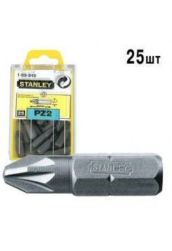 Stanley 1-68-949 Nastavci - odvijač PZ2 25mm set 25kom