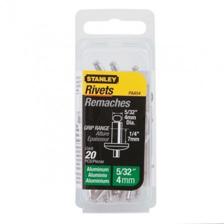 Stanley 1-PAA54T Nitne aluminijumske 4x6mm 20kom - Img 1