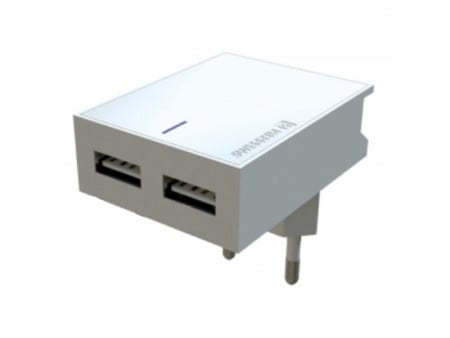 Swissten punjač 2x USB 3A + kabl lightning 1,2m bela ( 80070 )