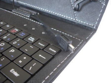 TA-PCK10-BLACK ** Gembird US Tastatura za 10 Tablet PC sa futrolom, sa micro USB konektorom (639)