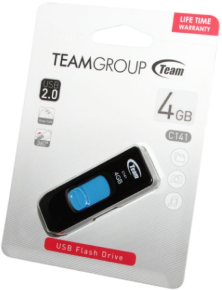 TeamGroup tc1414gl01 4gb c141 usb 2.0 blue