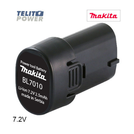 TelitPower 7.2V 2500mAh LiIon - baterija za ručni alat Makita BL7010 ( P-4016 )