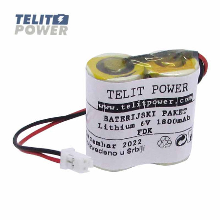 TelitPower baterija Li-Ion 6v 1800mAh MR-BAT6V1 za M89 driver MR-J4 servo sistem ( P-3257 )