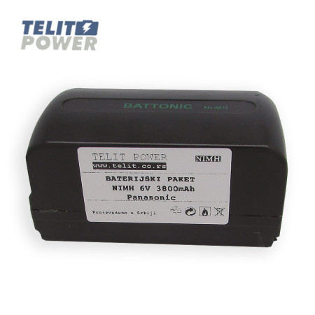 TelitPower baterija za ultrazvučni merač protoka UFM610P NiMH 6V 3800mAh Panasonic ( P-0534 ) - Img 1