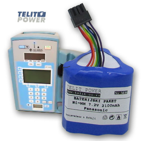 TelitPower reparacija baterije NiMH 7.2V 2100mAh Panasonic za ASENA IVAC syrange pumpu ( P-0280 ) - Img 1
