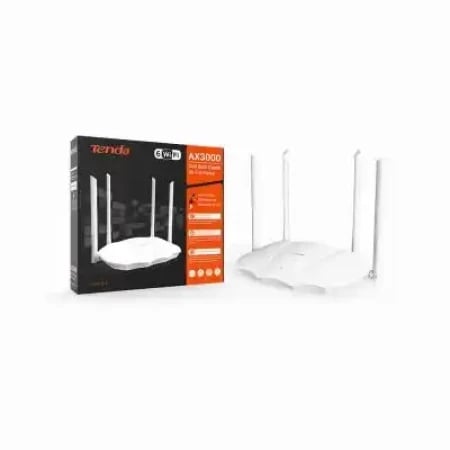 Tenda tx9 ax3000 wi-fi 6 ofdma+mu-mimo 4x6dbi/2,4ghz&amp;5ghz/1wan/3lan Wireless Ruter-1