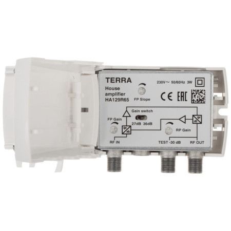 TerraElectronic pojačavač CATV, 47- 862 MHz, 27/36 dB - HA129R65