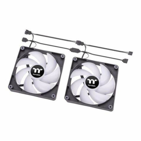 Thermaltake case fan CT140 ARGB PC cooling fan 2 Pack/Fan/14025/PWM 5001500 RPM
