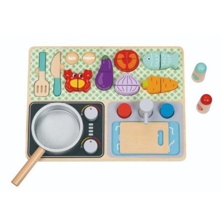 Tooky toy drveni kuhinjski set ( A081834 )