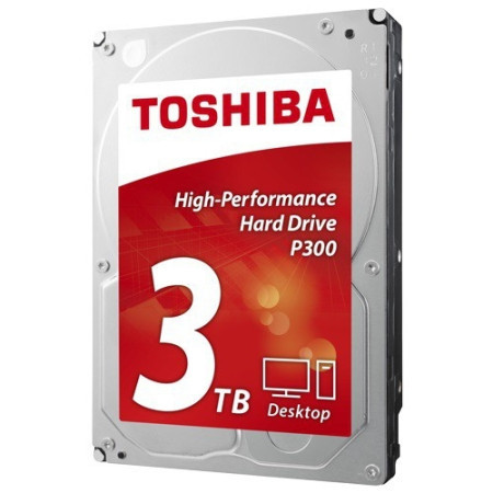 Toshiba HDD 3TB HDWD130UZSVA SATA3 64MB P300 - Img 1