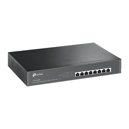 TP-LINK switch gigabit 8x RJ45 10/100/1000Mbps, 8-Port PoE+, desktop/rackmount ( TL-SG1008MP )