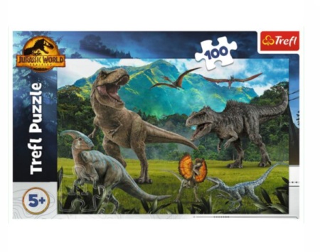 Tref line puzzle 100 pcs dinosaurusi ( T16441 )