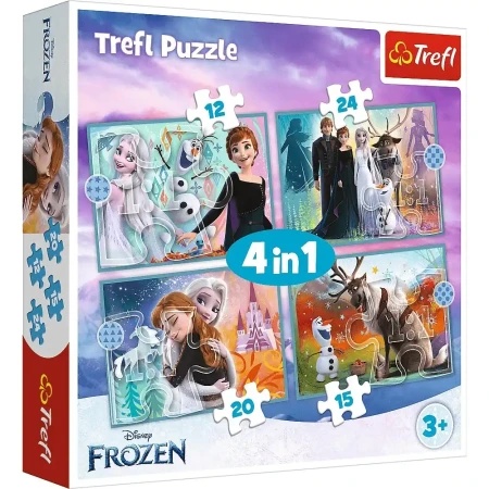 Tref line puzzle 4 u 1 frozen ( T34381 )
