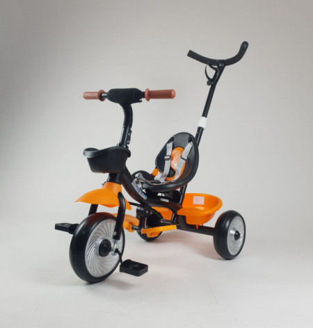 Tricikl sa ručicom za guranje model 429 - Orange