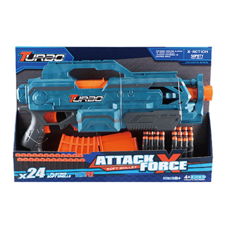 Turbo, igračka, pištolj sa mecima i dimnim bombama ( 864080 ) - Img 1
