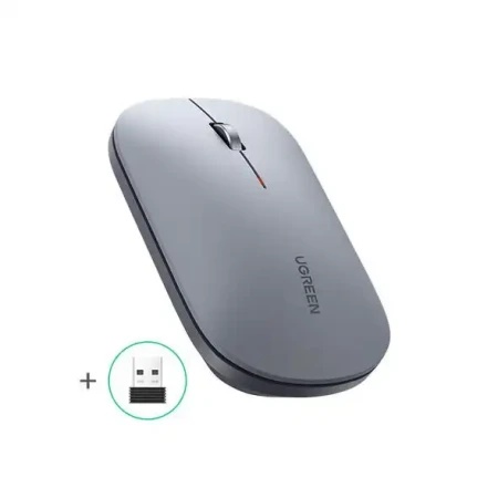 Ugreen mu001 prenosivi bežični miš ultra slim (light gray) ( 90373 )