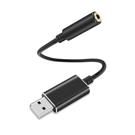 USB audio kabl 2 u 1 USB na 3.5mm AA-K021 ( 11-485 ) - Img 1