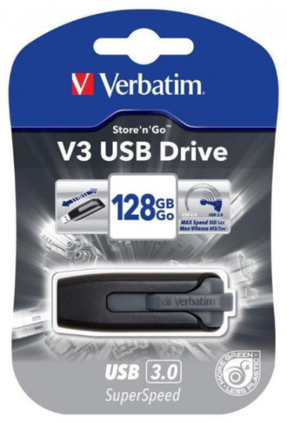 Verbatim V3 USB flash 128GB 3.0 Blc (49189) - Img 1