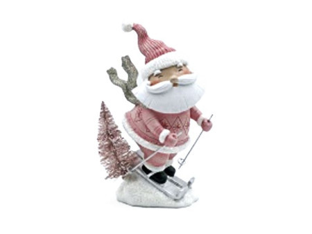 Viggo, novogodišnja figura, keramička, Deda Mraz, 22cm ( 760300 ) - Img 1