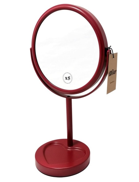 Viter ogledalo stono heart ruby red x5 ( J781 )-1