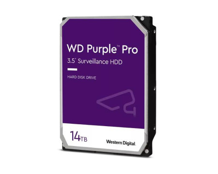 WD 14TB 3.5&quot; SATA III 512MB 7200rpm WD142PURP hard disk - Img 1
