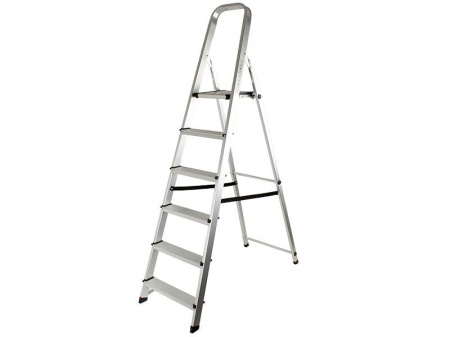 Womax merdevine aluminijumske 5+1 ( 76401351 )-1
