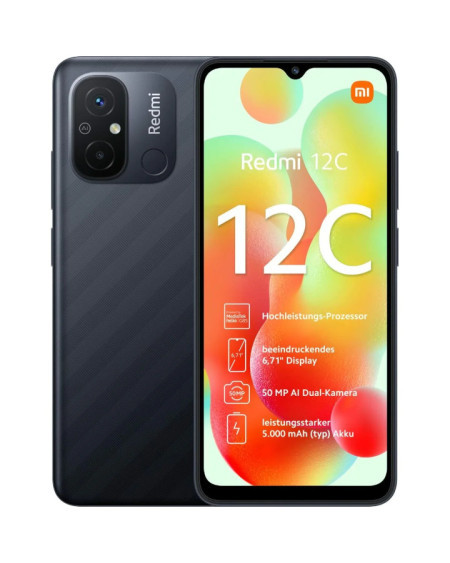 Xiaomi redmi 12C EU 3+64 graphite gray mobilni telefon Kupite na Kliklak.rs