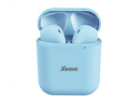 Xwave BT TWS stereo slusalice sa mikrofonom v5.0 + EDR/baterija 45mAh/2-3h/kutija-baza za punjenje 350mAh ( Y10 blue )