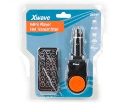 Xwave FM Transmitter BT63 narandžasti SD/USB + daljinski - Img 1