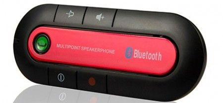 Yet C4.1 Red Bluetooth handsfree - speakerphon set za automobil - Img 1