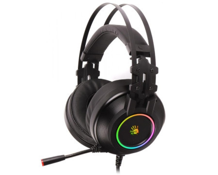 A4tech G528C bloody virtual 7.1 RGB gaming crne slušalice