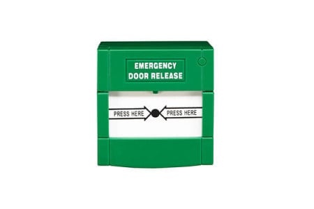 ABK 900A emergency exit taster,zaleni resetujuci ( T050507 )