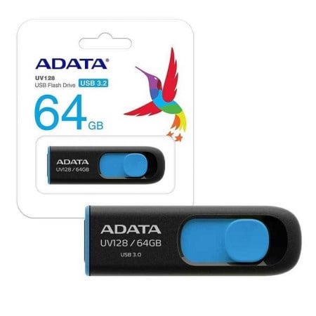 Adata auv128-64g-rbe usb flash 64gb 3.1 ( AD014 )