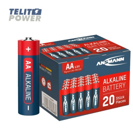 Ansmann ( 4808 ) alkalna baterija 1.5v lr6 (aa) - box pakovanje 20 kom (cena-komad)