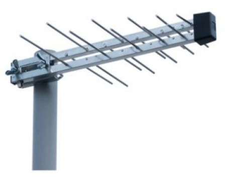 Antena M2000 midi Spoljna 20-30db, loga, 44cm, UHF/VHF/DVB-T2 (296)