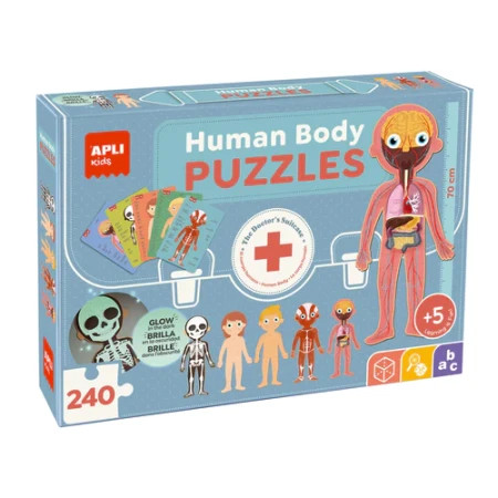 Apli edukativne puzzle - ljudsko telo ( 19438 ) - Img 1